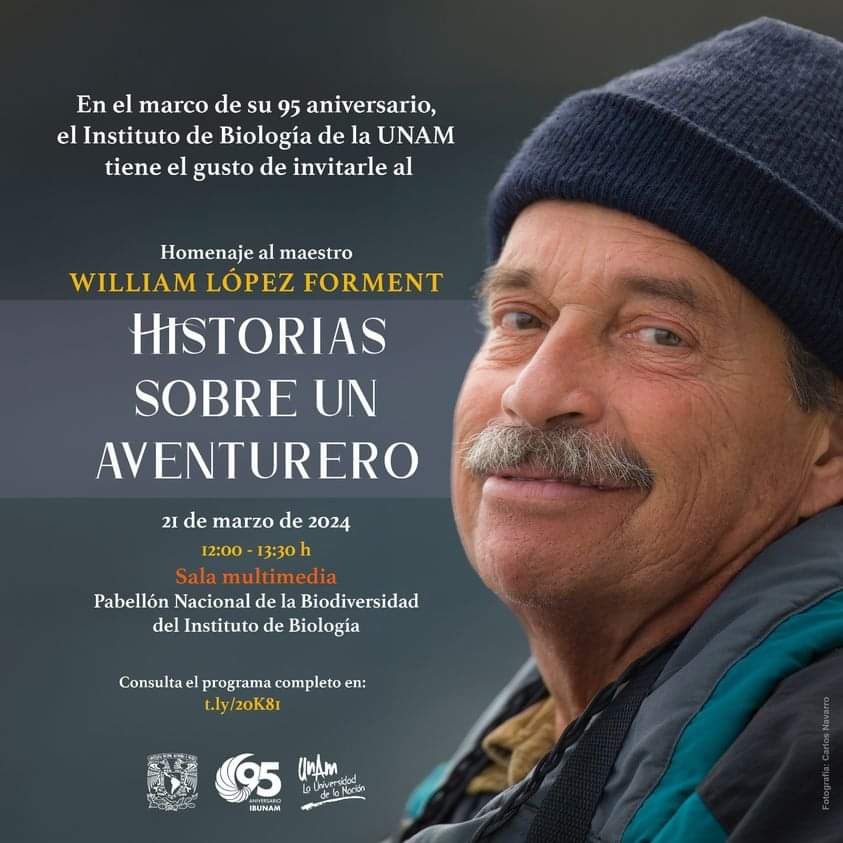 «Homenaje al maestro William López Forment: Historias sobre un aventurero»